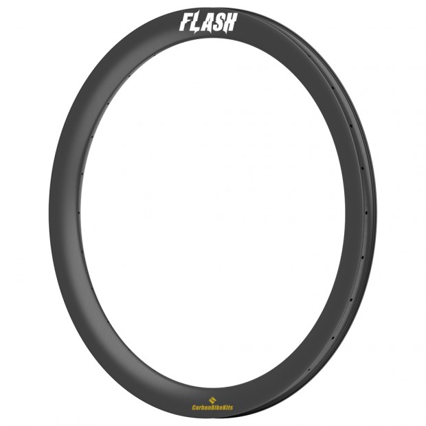 Llanta de fibra de carbono para bicicleta gravel32", altura52 mm, ancho40 mm